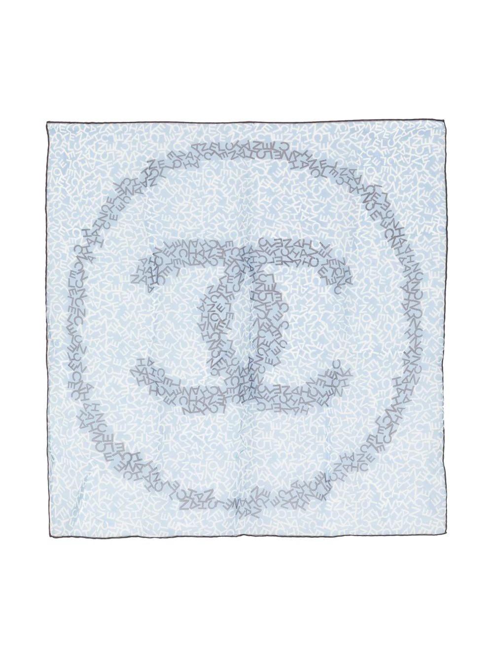 Women's Chanel Logo Print Silk Scarf