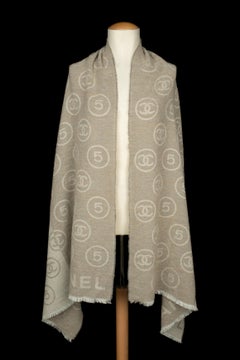 Chanel logo scarf