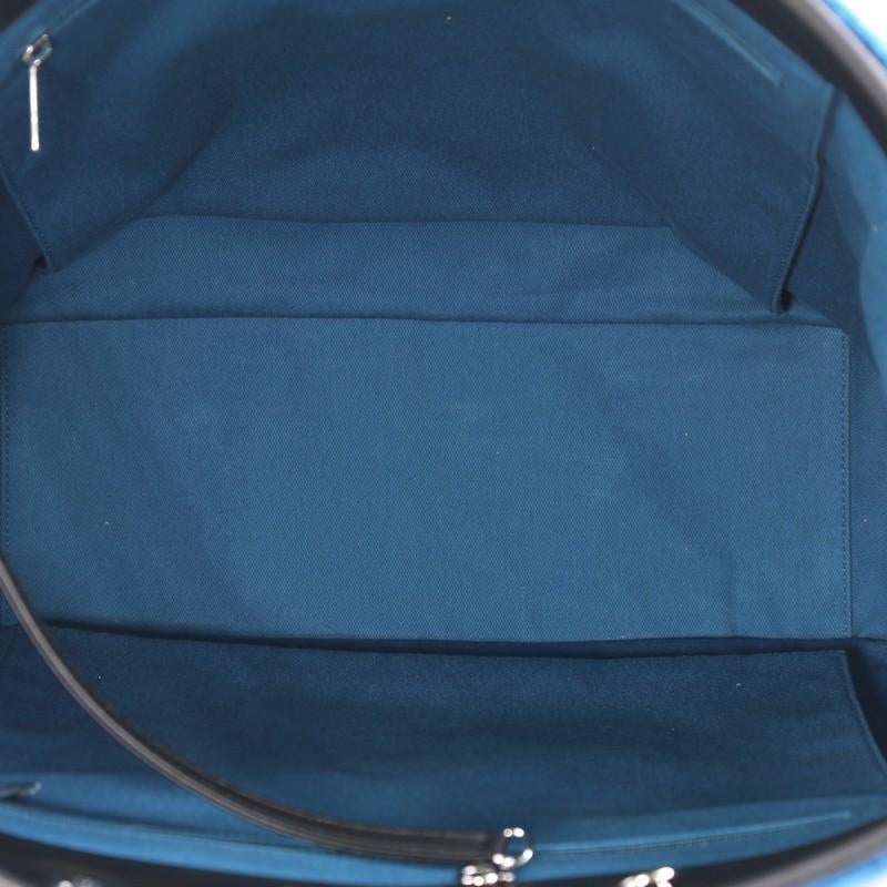 Chanel Logo Shopping Tote Printed Shearling Large 1