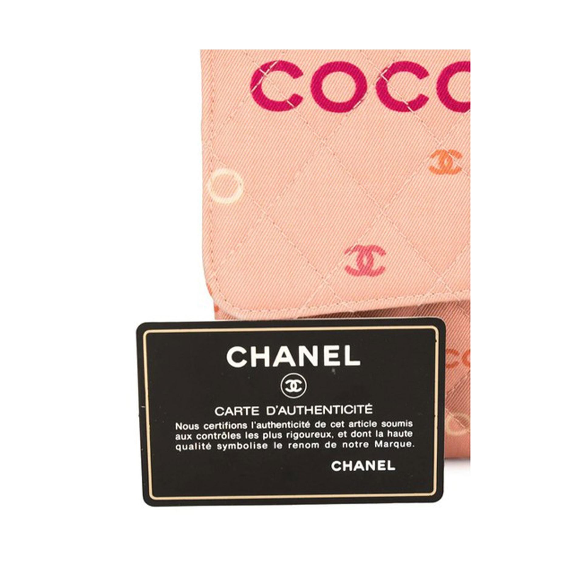 Chanel Logomania Peach Orange Coco Quilted Classic Flap Shoulder Bag For Sale 3