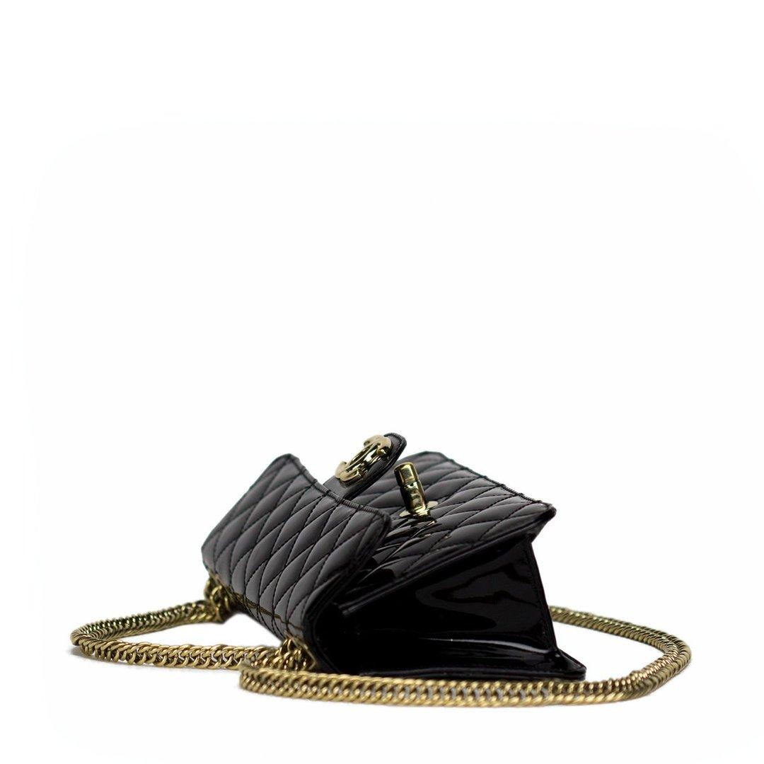 Chanel Long Bijoux Chain Patent Leather Classic Flap Bag 1