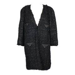 Chanel Long Black Tweed Jacket, 2007