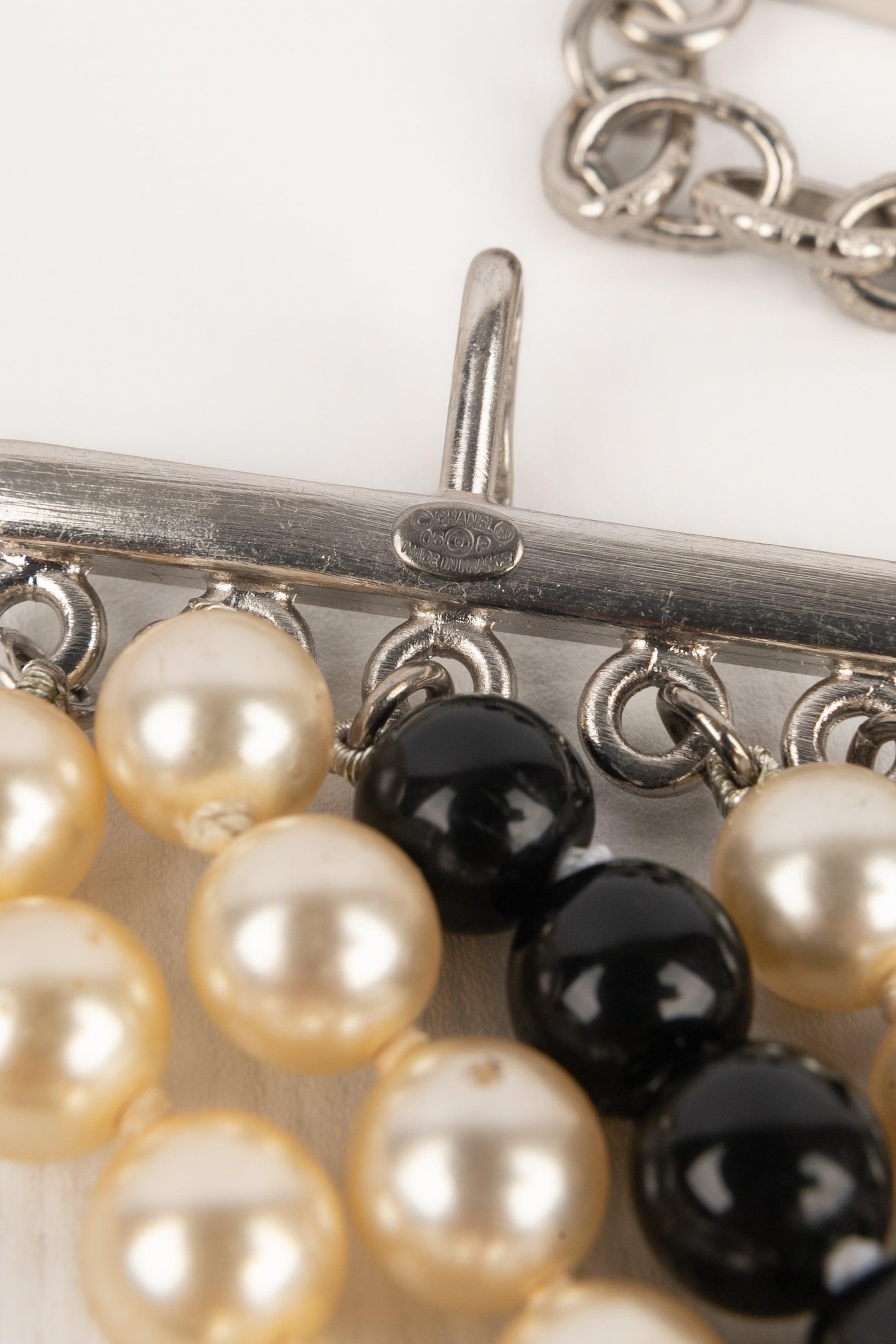 Collana lunga di perle a più file di Chanel, 2005 in vendita 7