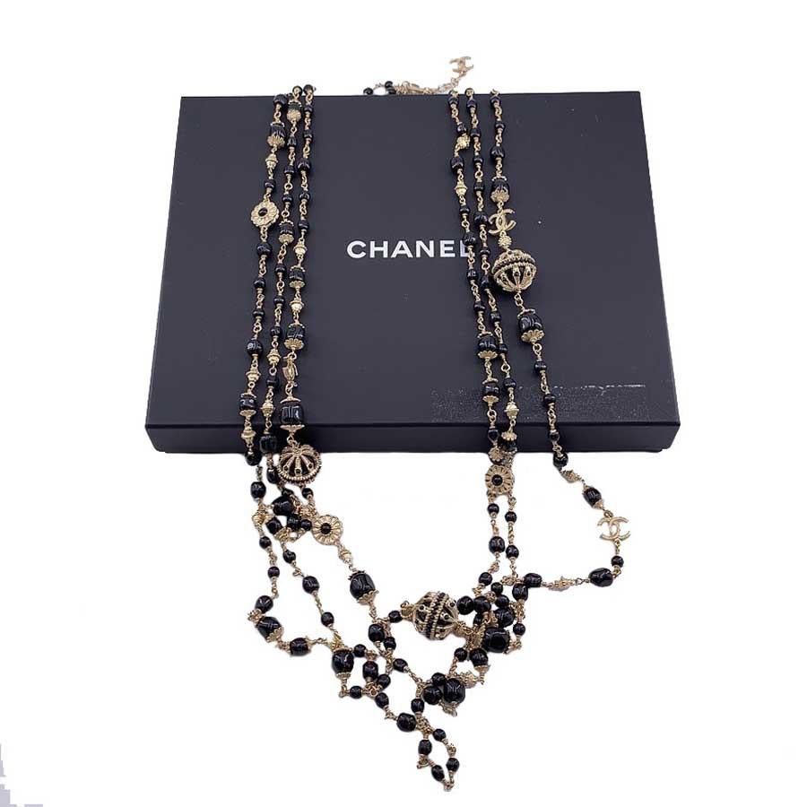 black pearl chanel necklace