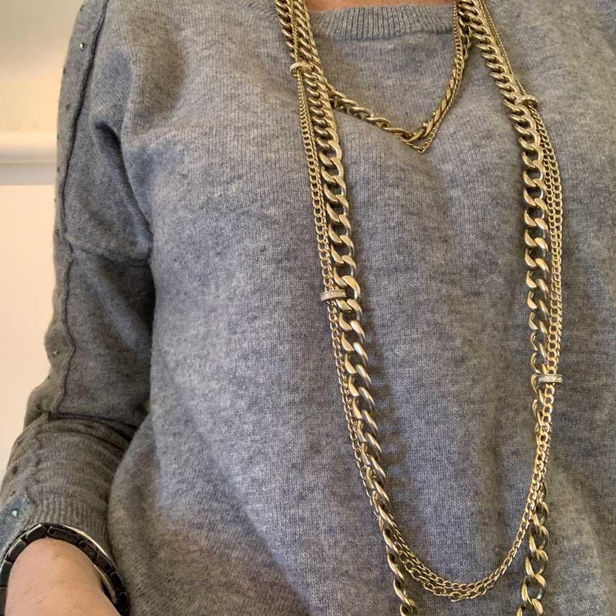 Chanel Lange Halskette Damen im Angebot