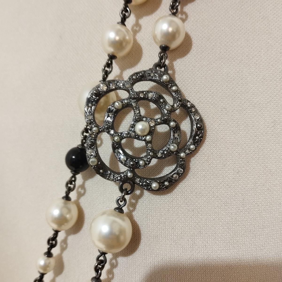 Chanel Lange Perlenkette Damen