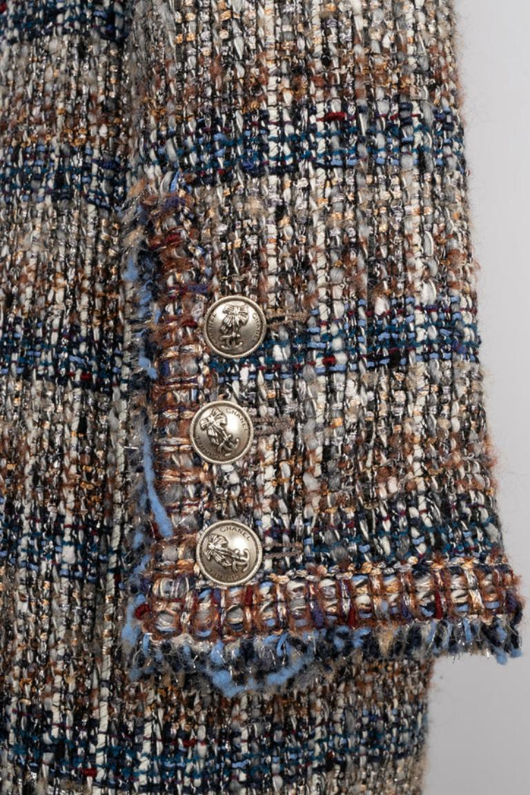 Veste longue en tweed Chanel, 2004 en vente 2