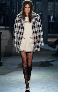 Chanel Look 1 Paris in Rome Runway Tweed Dress