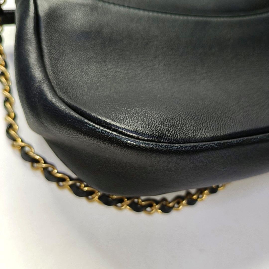 Chanel Lovely Chains Flap Bag Black Calfskin Leather Gold Hardware 2018-19 7