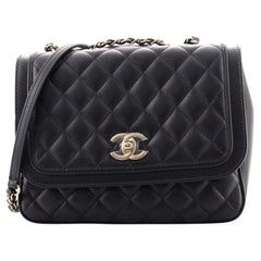 Chanel Lovely Day Square Flap Bag Quilted Lambskin Medium
