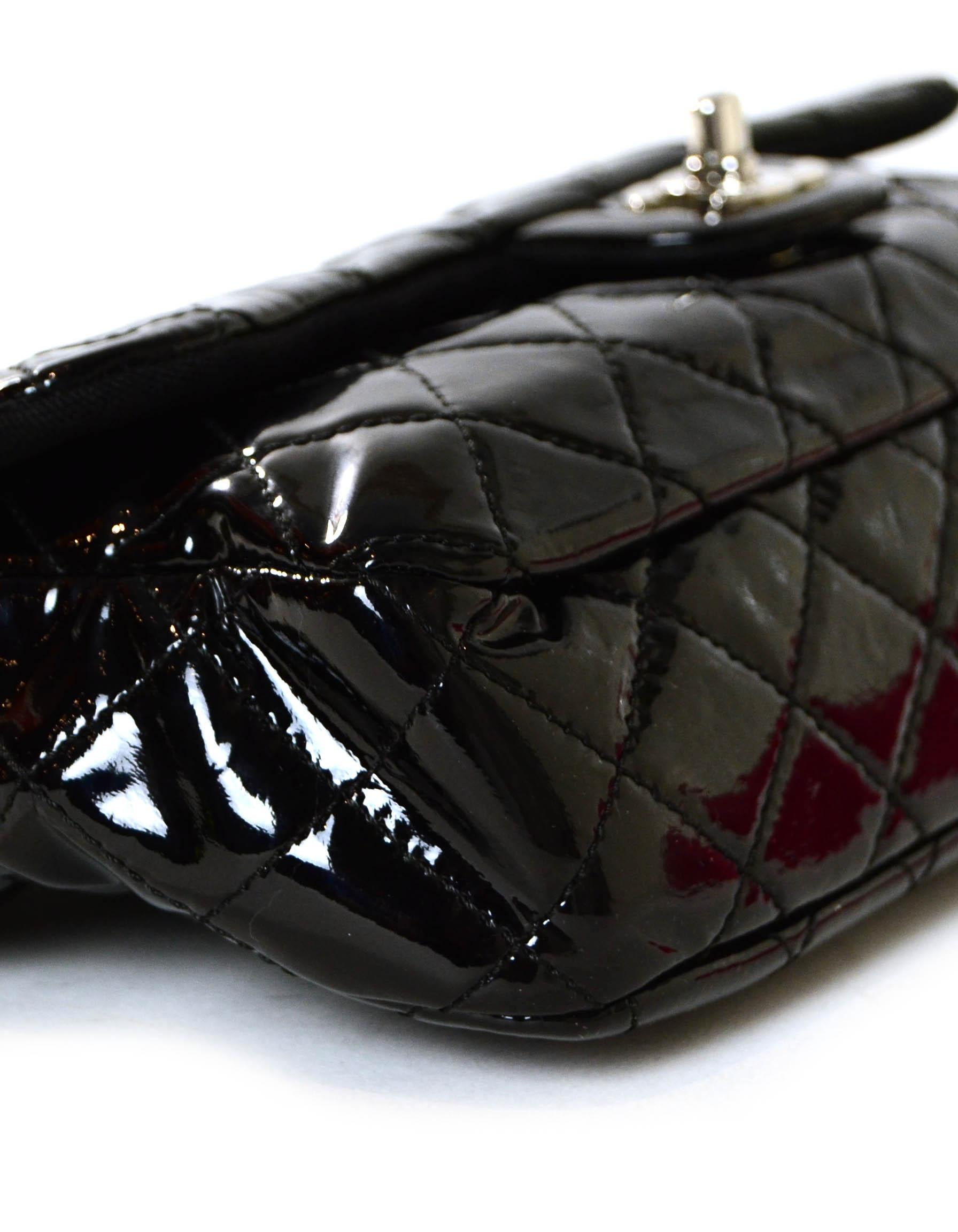 Chanel Ltd Edition Black Mesh & Patent La Madrague 2 in 1 Tote/ Classic Flap Bag 3