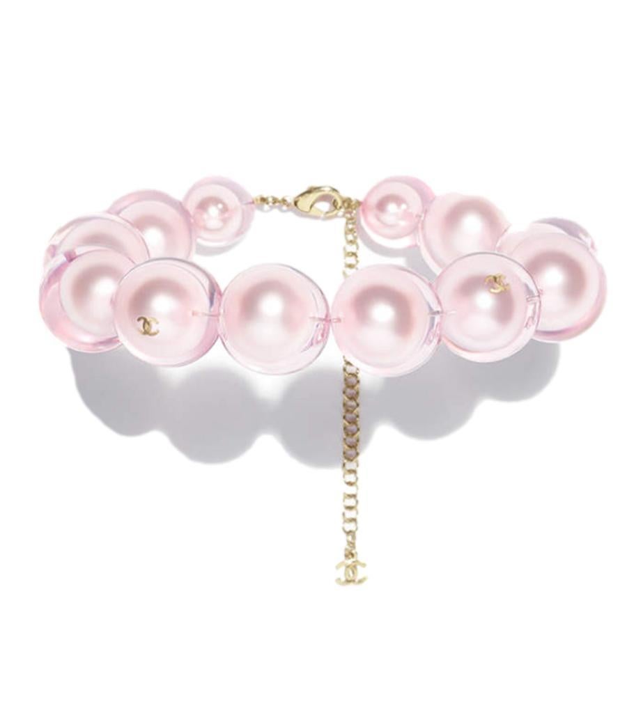 chanel pearl necklace choker