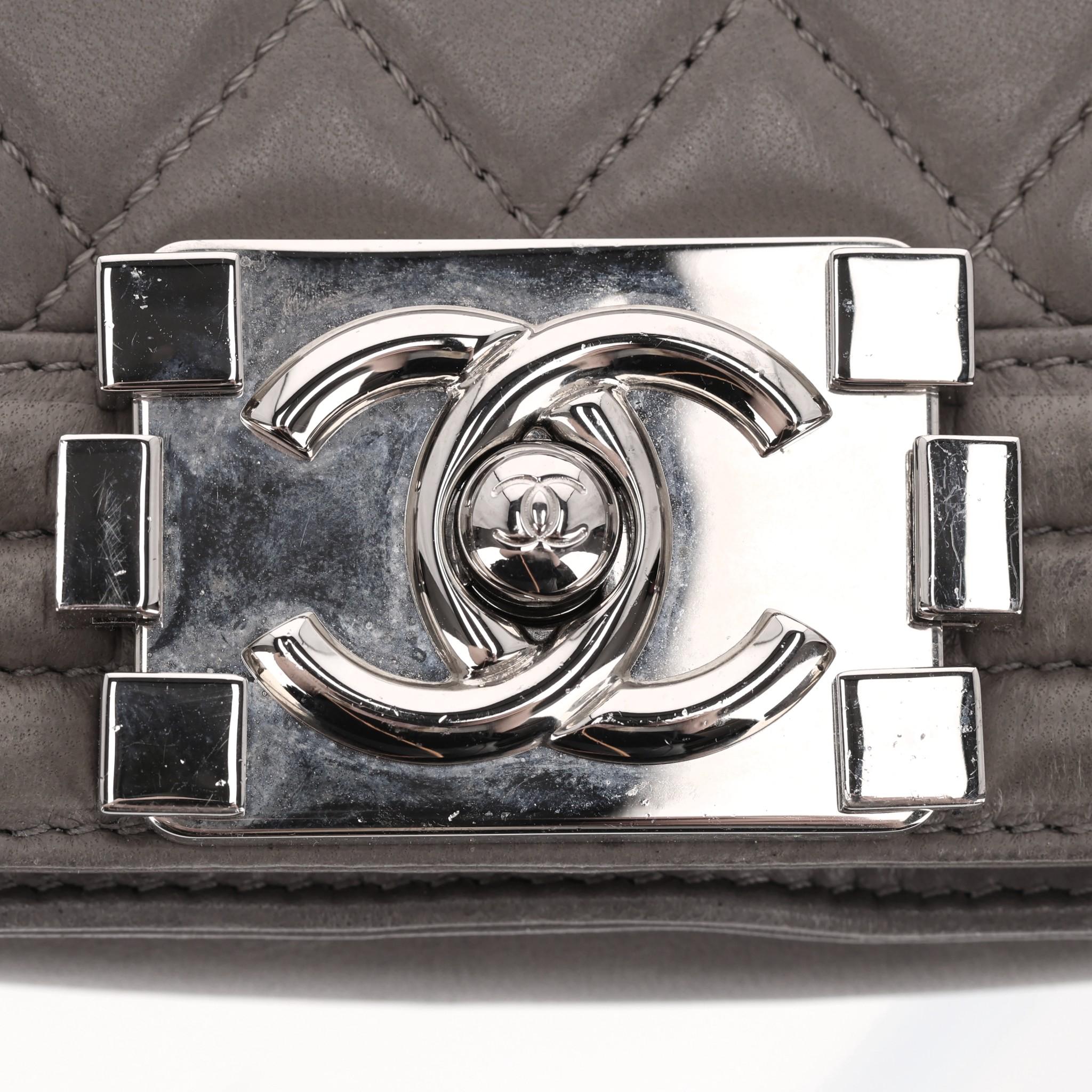 Chanel Ltd Edition Leather & Stingray Boy Bag For Sale 1