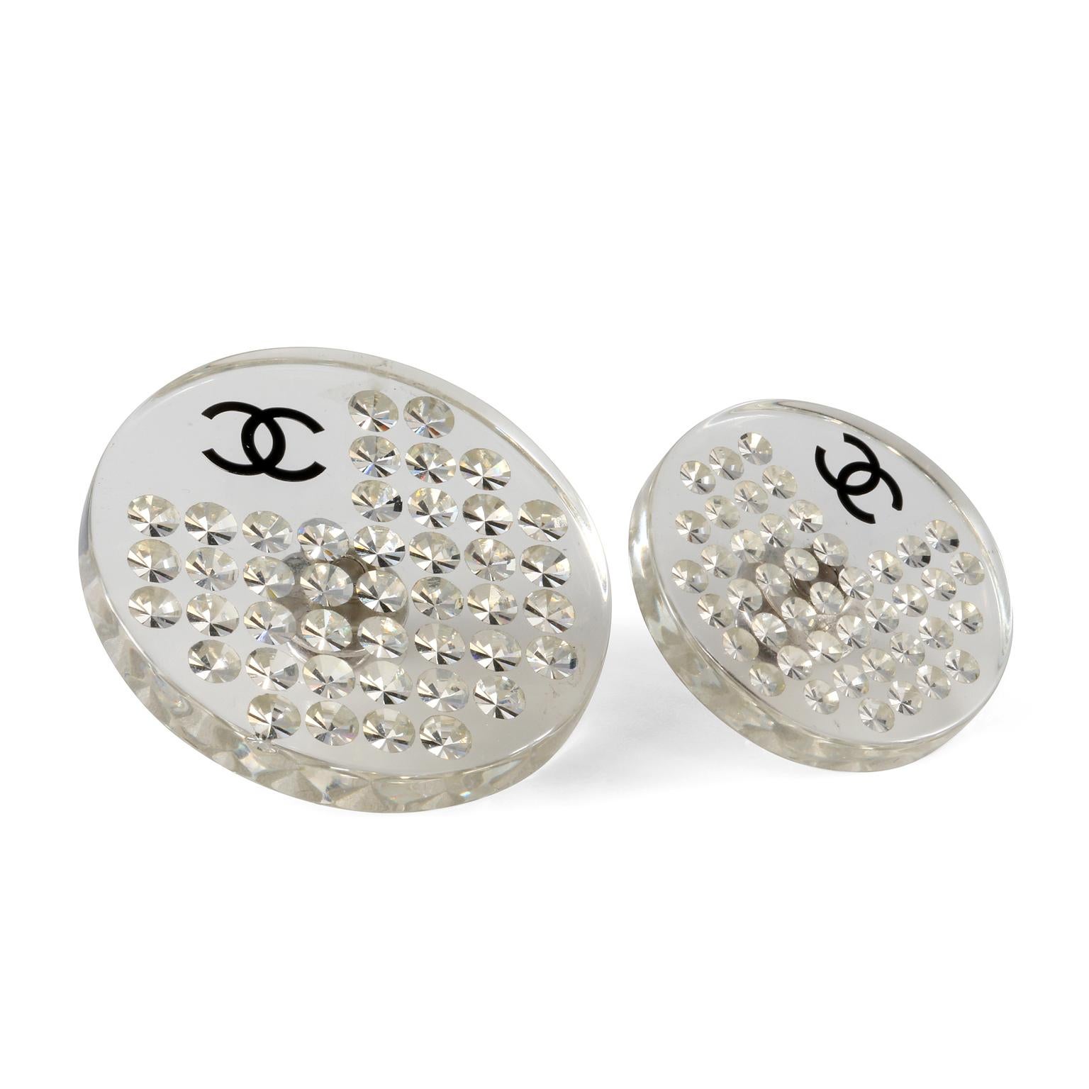 stainless steel chanel earrings