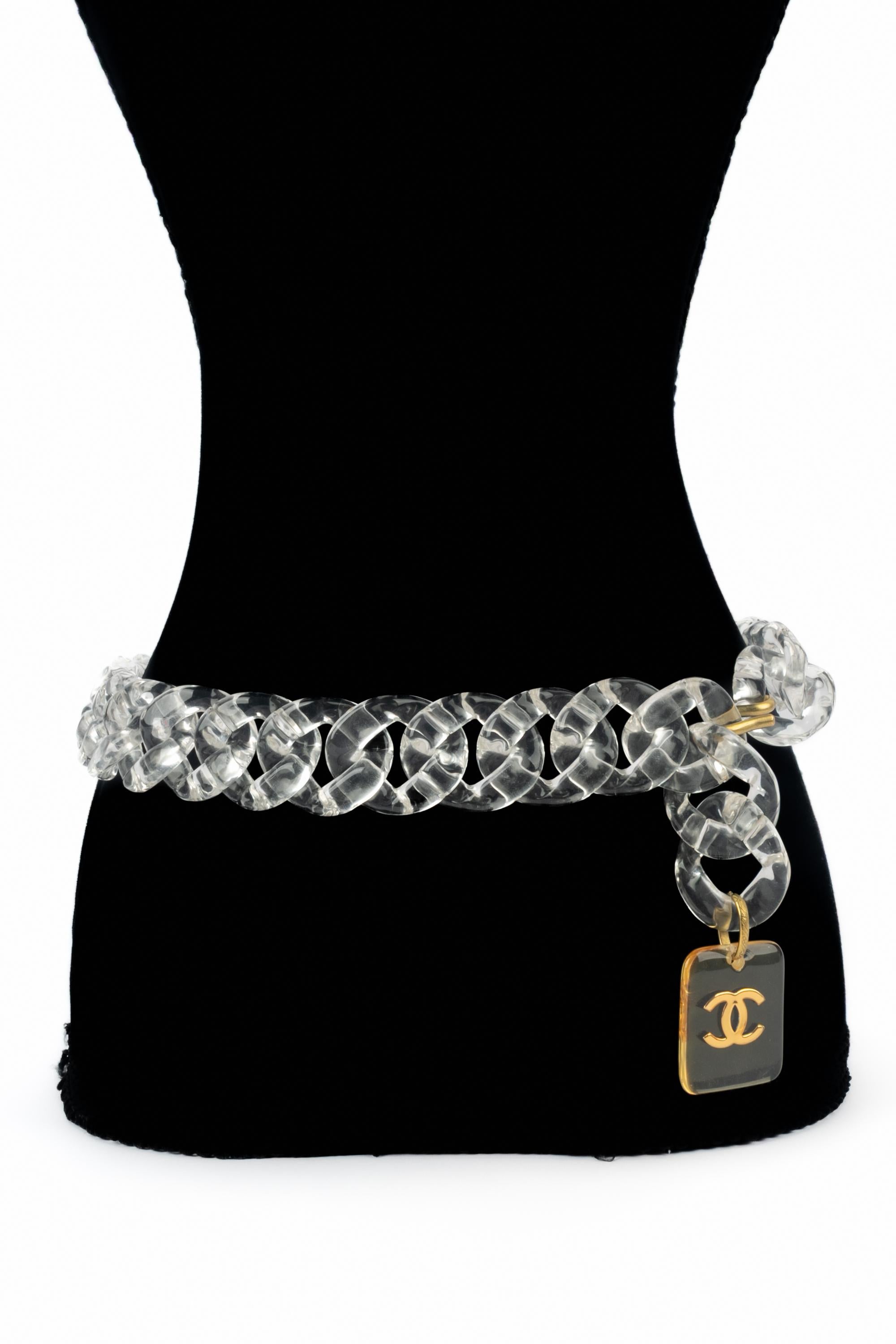 Cintura in lucite Chanel Cruise 1995 in vendita 5