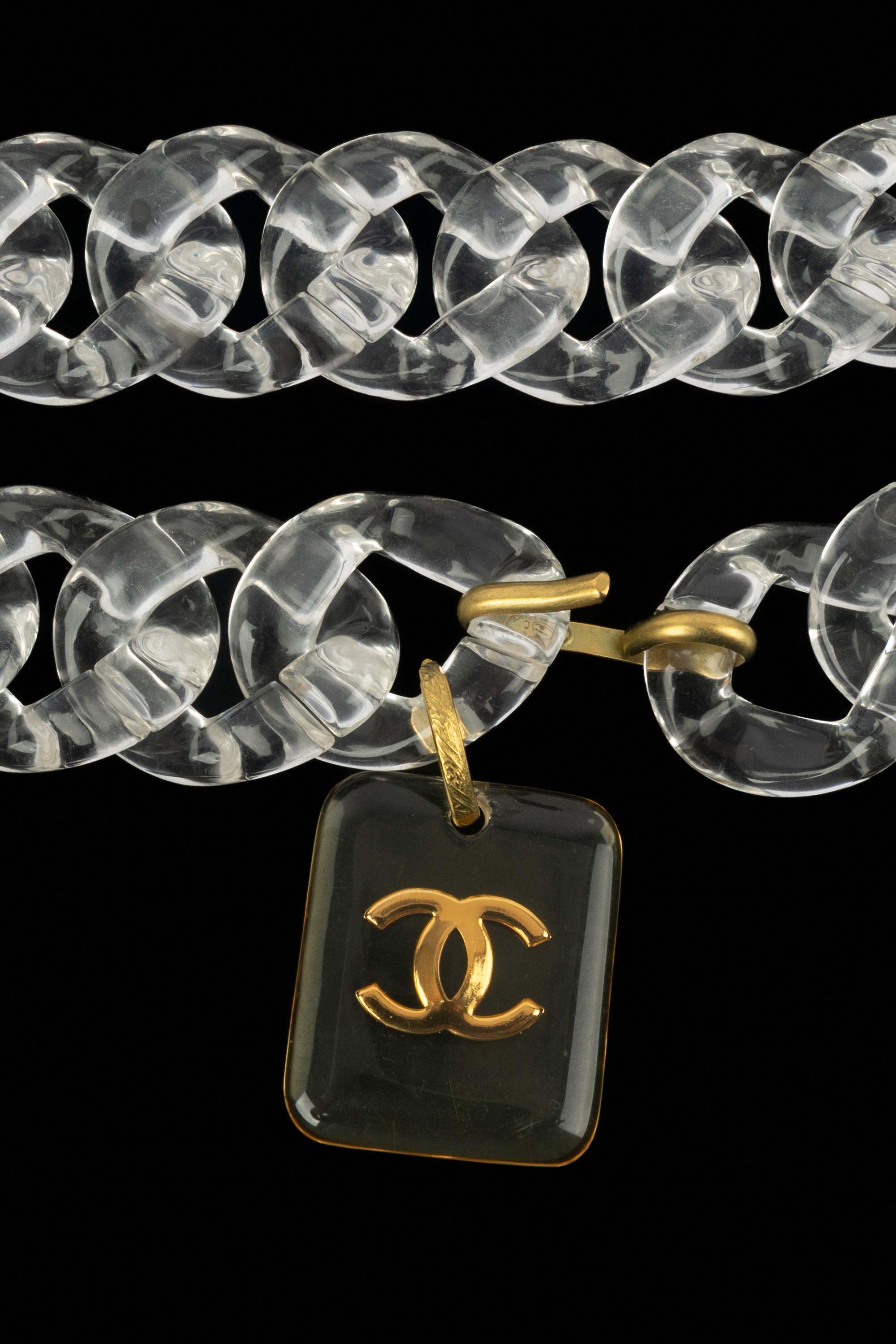 Cintura in lucite Chanel Cruise 1995 In condizioni ottime in vendita a SAINT-OUEN-SUR-SEINE, FR