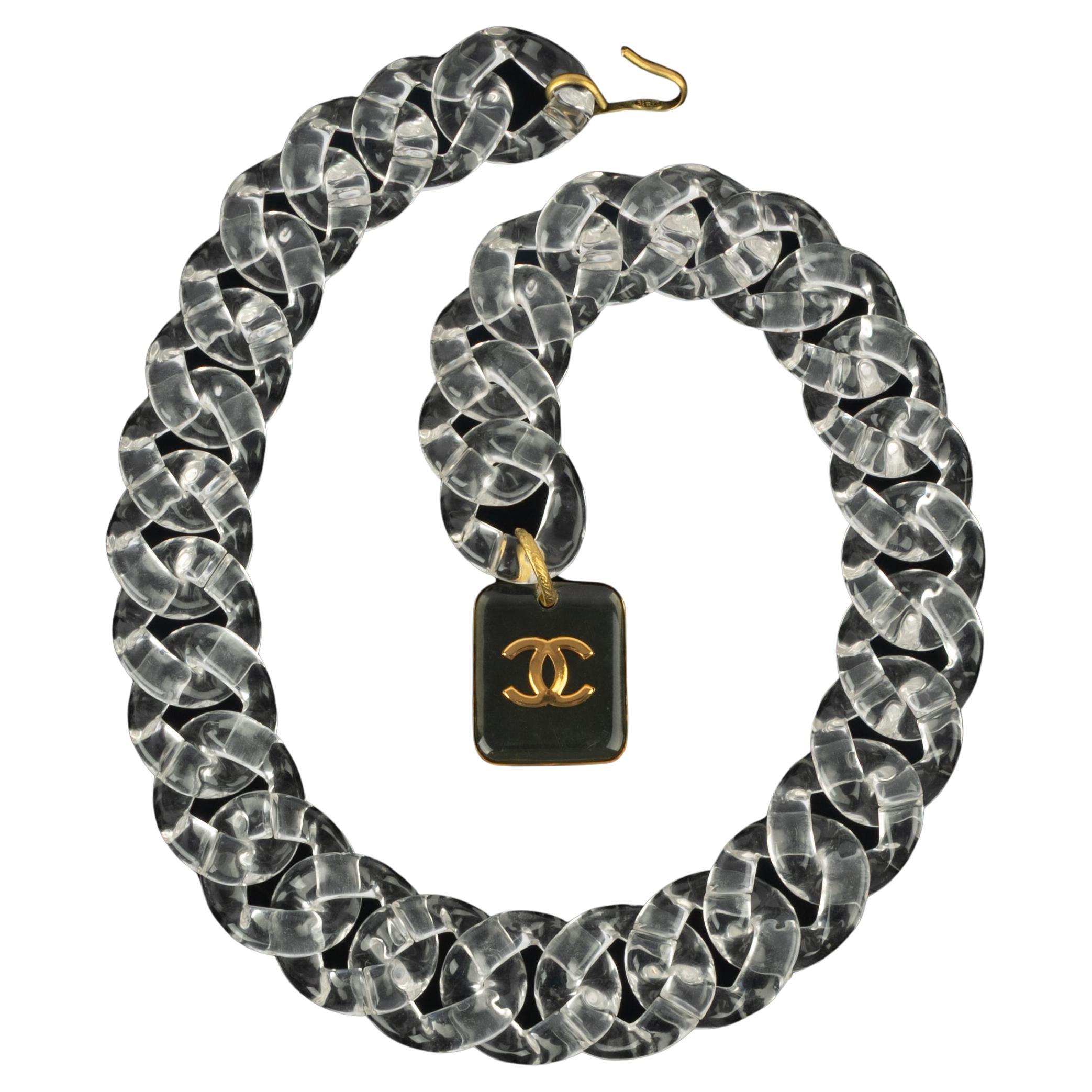 Cintura in lucite Chanel Cruise 1995 in vendita