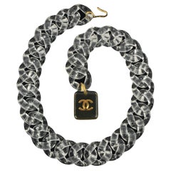 Chanel lucite belt Cruise 1995