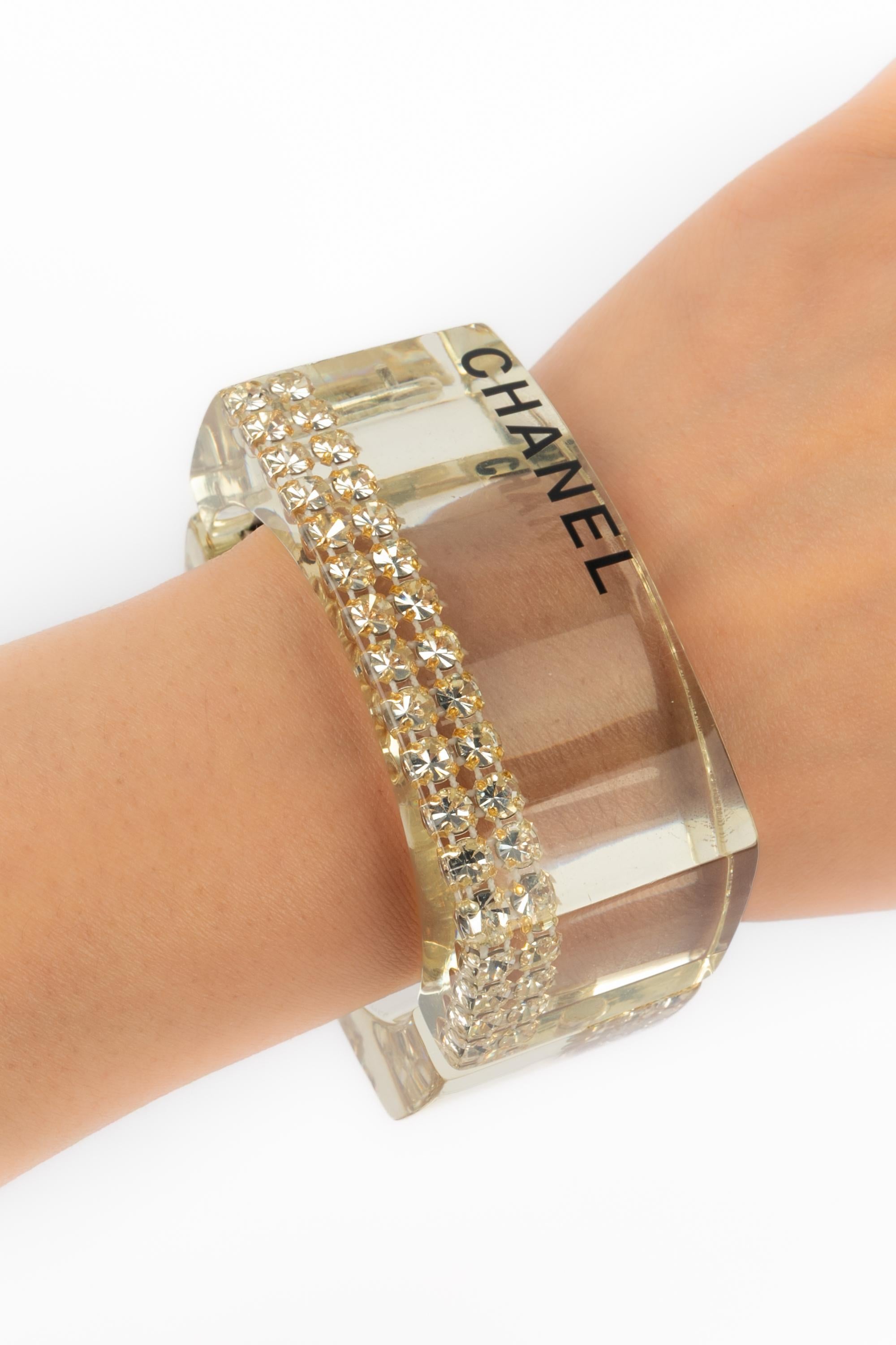 Bracciale Chanel in lucite 2005 in vendita 7