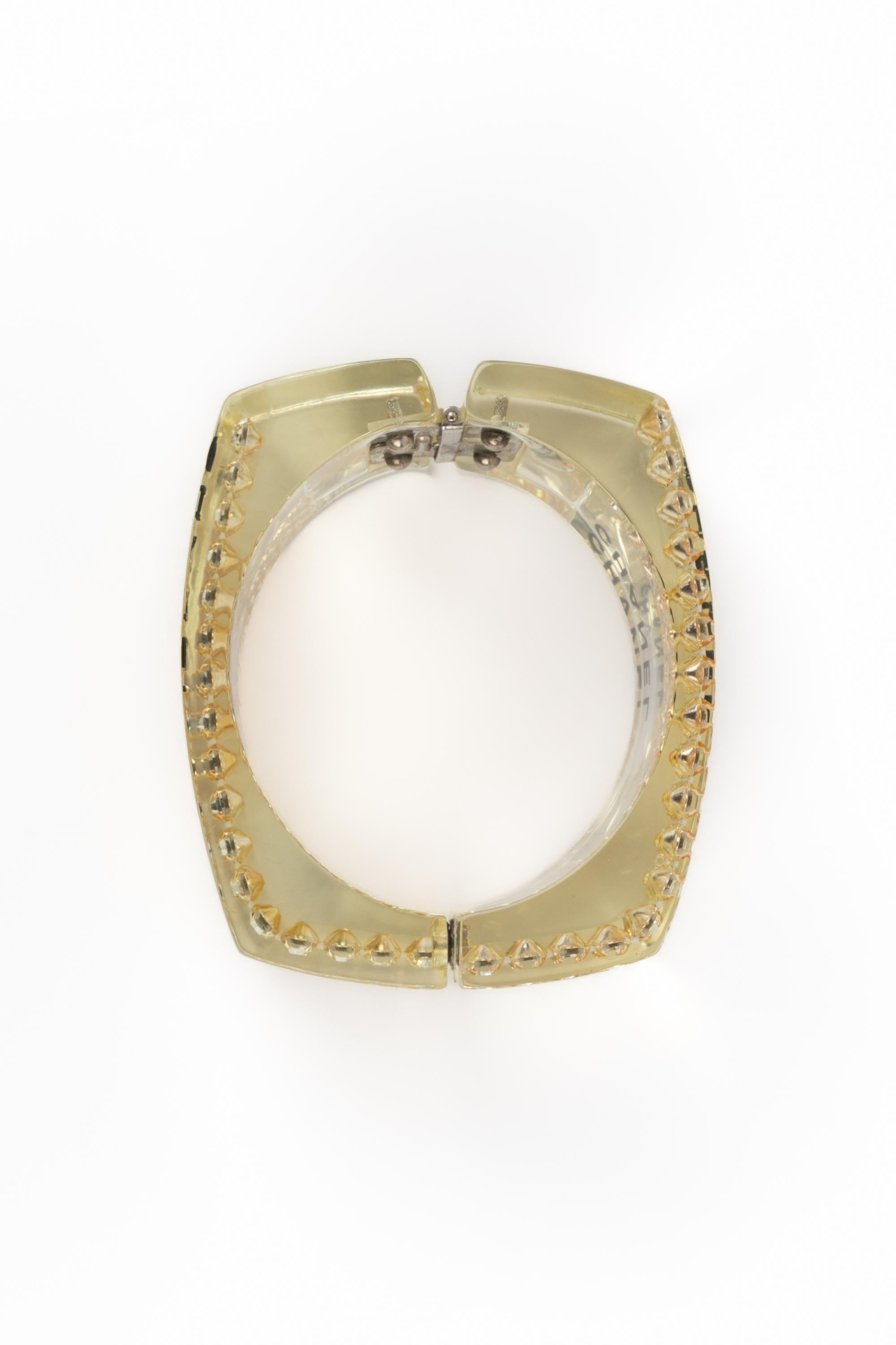 Bracciale Chanel in lucite 2005 in vendita 3