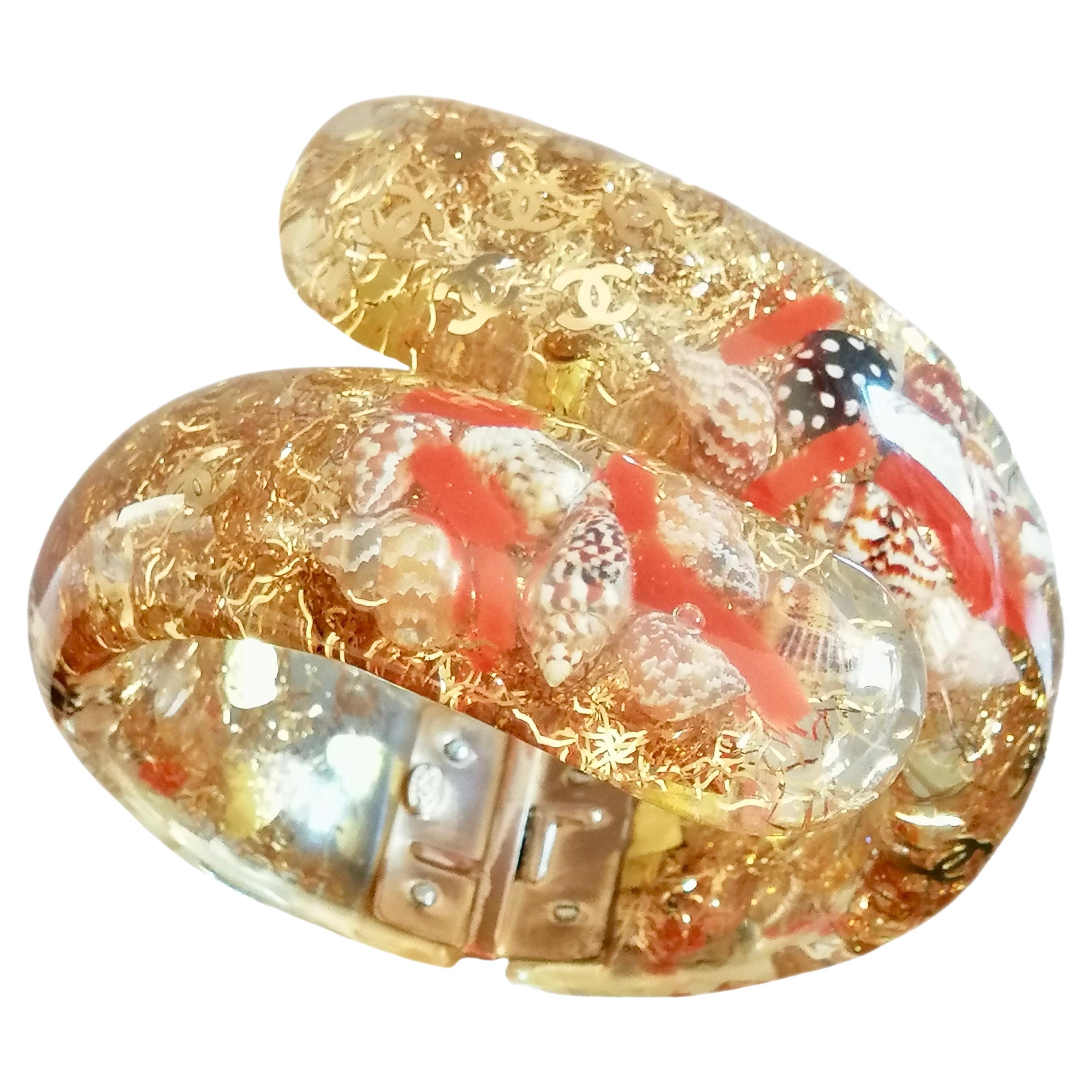 Chanel lucite bracelet deals