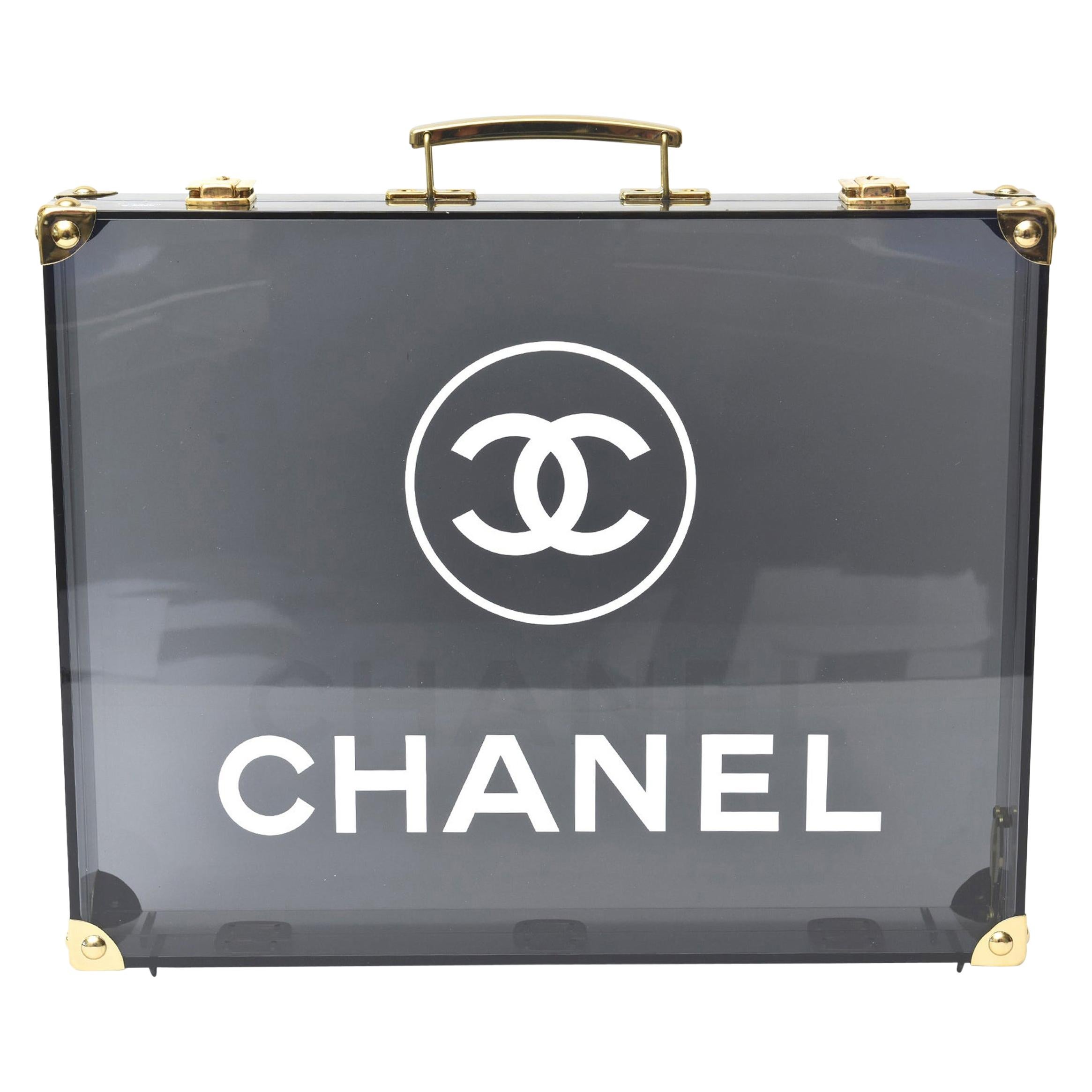 Chanel Lucite Briefcase Vintage