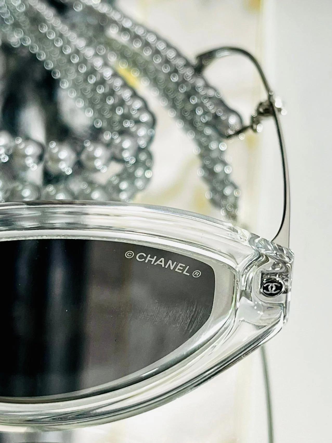 Chanel Lucite & Pearl Sunglasses 1