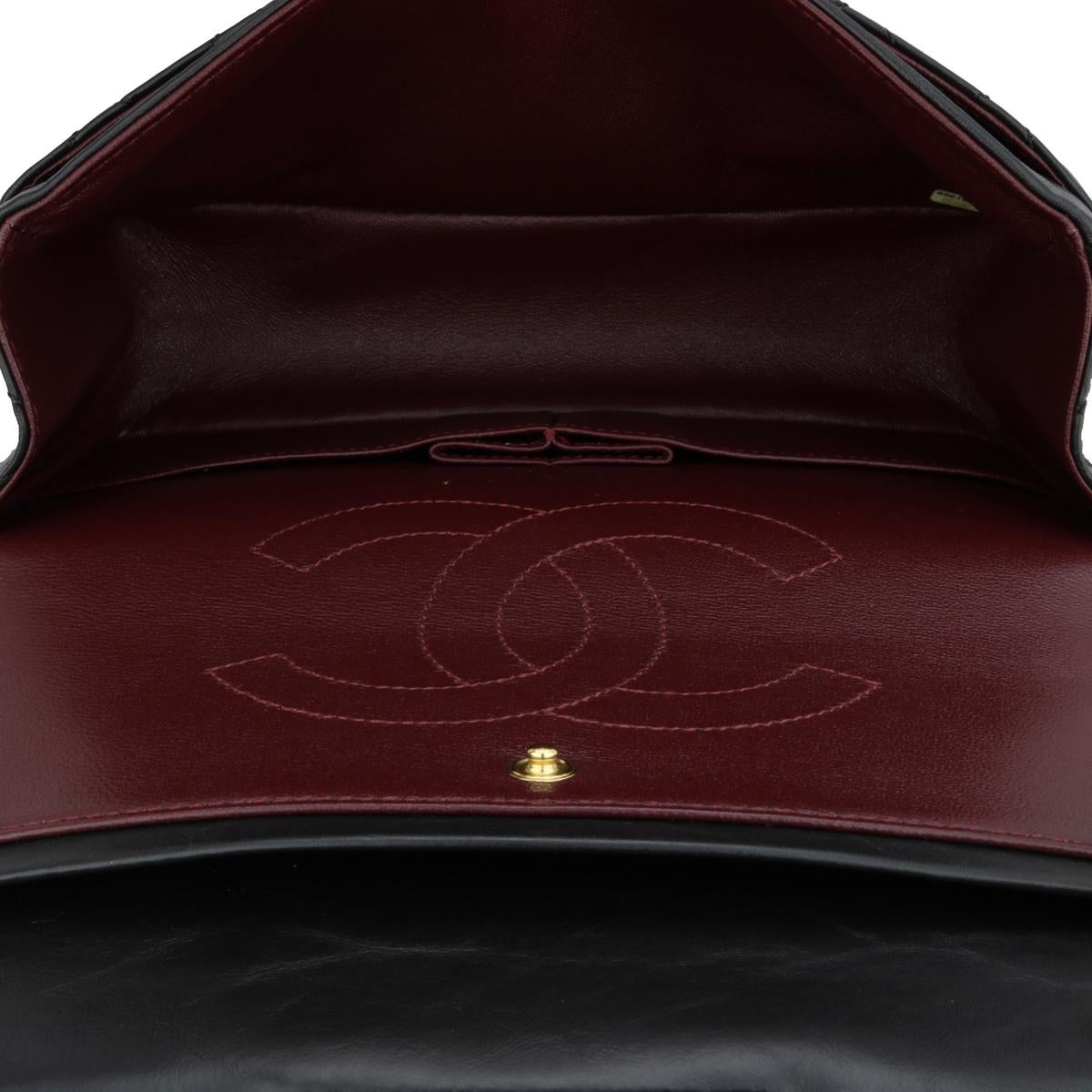 CHANEL Lucky Charms 2.55 Reissue 225 Flap Bag Black Aged Calfskin 2018 For Sale 12