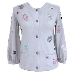 Chanel Lucky Charms Cashmere Cardigan