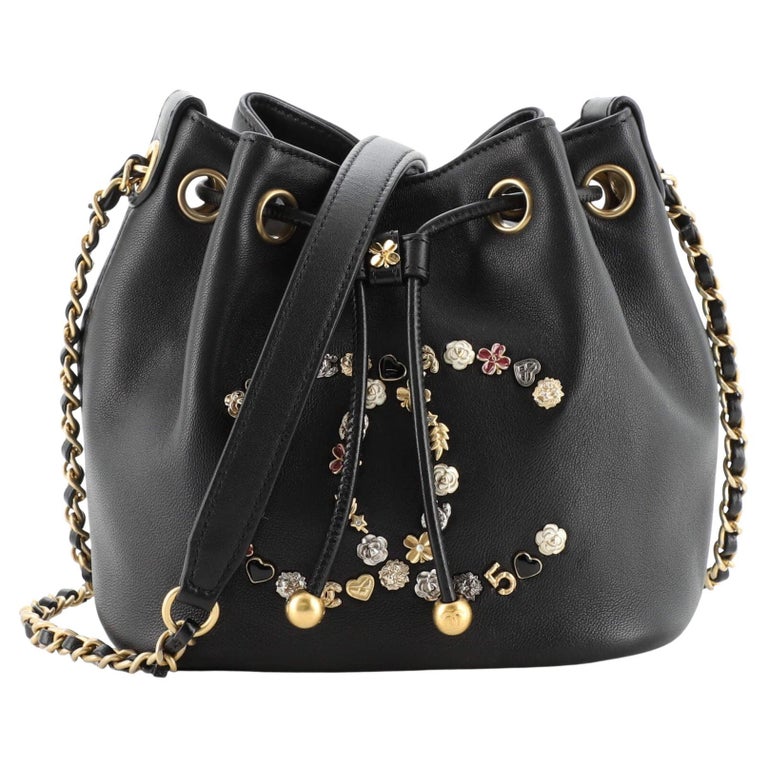 Chanel 18K Lucky Charms Round Clutch - Black Crossbody Bags, Handbags -  CHA863655