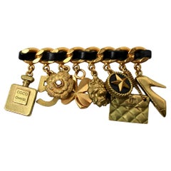 Chanel Lucky Charms Matelasse Cocomark Brooch circa 1994