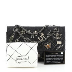 Chanel Lucky Charms Reissue 2.55 Flap Bag Quilted Aged Calfskin 225