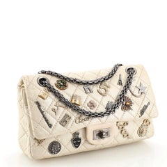 Chanel Lucky Charms Reissue 2.55 Flap Bag Quilted Aged Calfskin 225