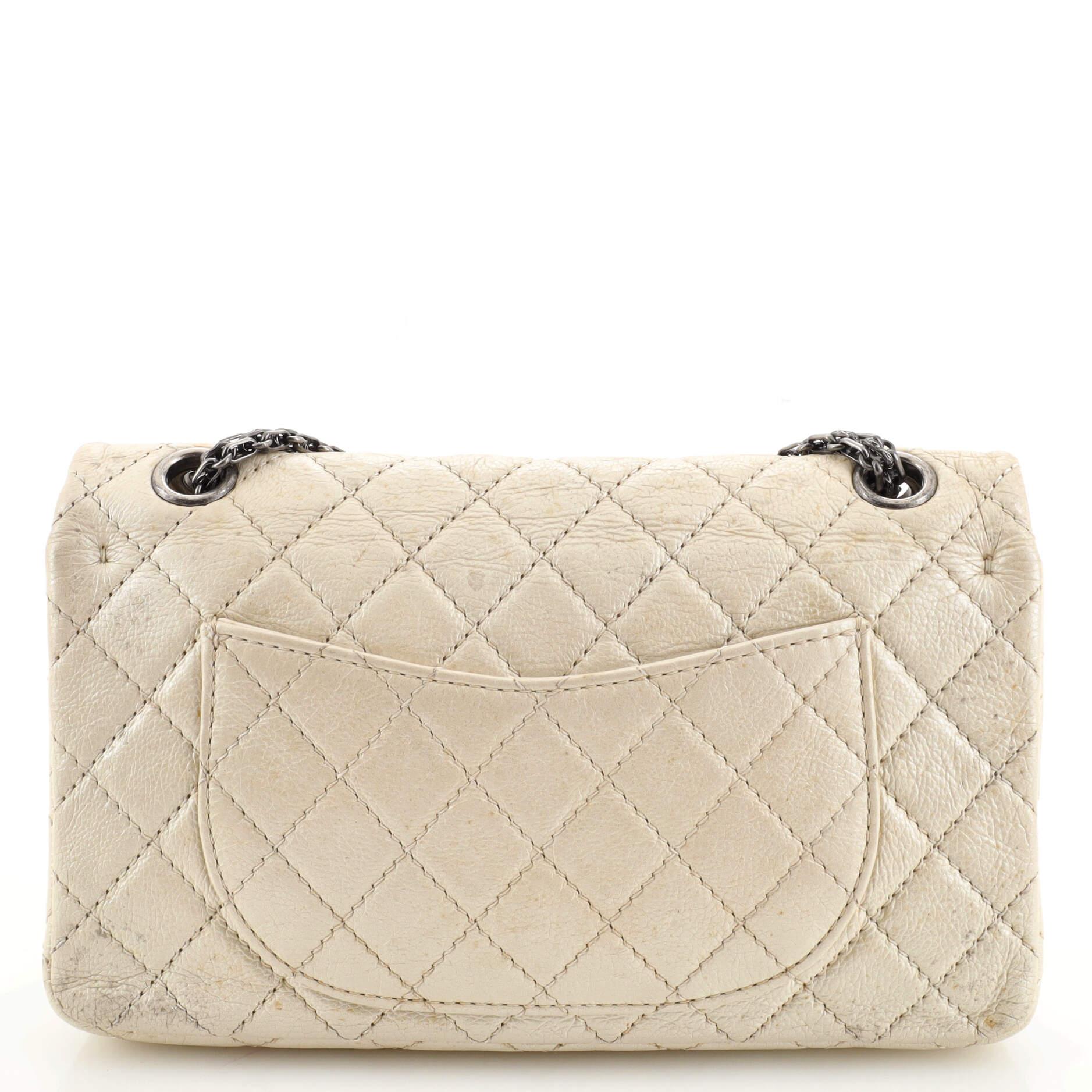 Chanel Lucky Charms Reissue 2.55 Flap Bag Quilted Aged Calfskin 225 In Good Condition In NY, NY