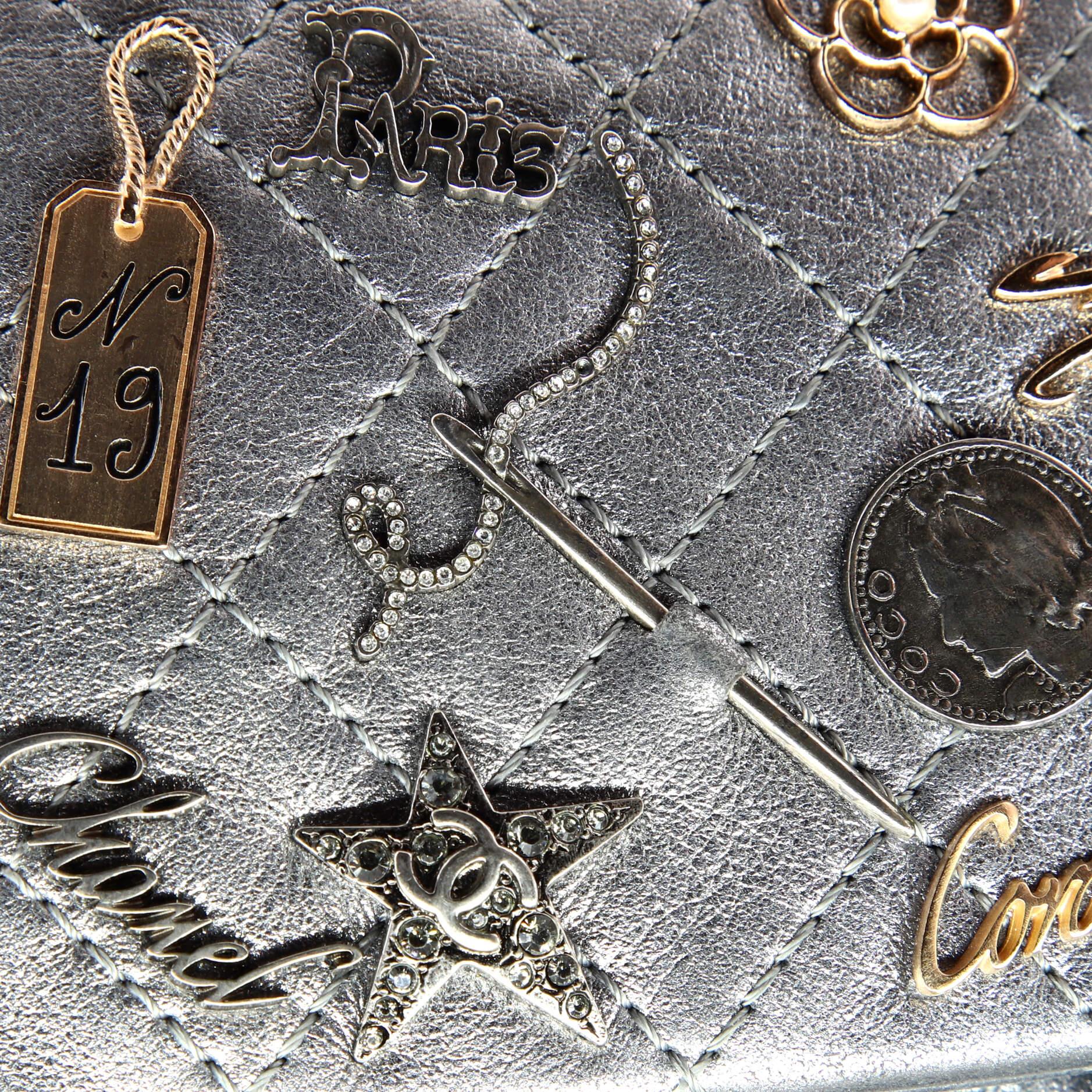 Chanel Lucky Charms Reissue 2.55 Flap Bag Quilted Aged Calfskin 225 In Good Condition In NY, NY