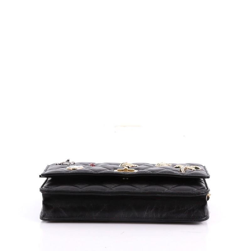 Women's  Chanel Lucky Charms Reissue Wallet on Chain Quilted Calfskin