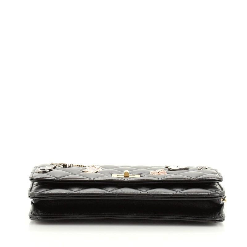 chanel wallet on chain with charms