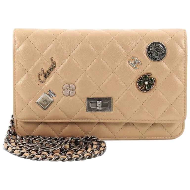 Chanel Lucky Charms Reissue Wallet on Chain Quilted Calfskin
