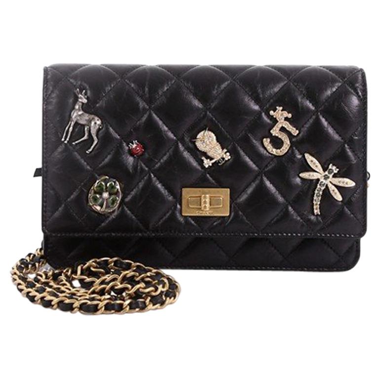 Chanel Lucky Charms Reissue Wallet on Chain Quilted Calfskin