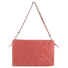 Chanel Lucky Symbols Pochette Embossed Quilted Lambskin Small
