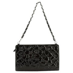 Chanel Lucky Symbols Pochette Embossed Quilted Patent 