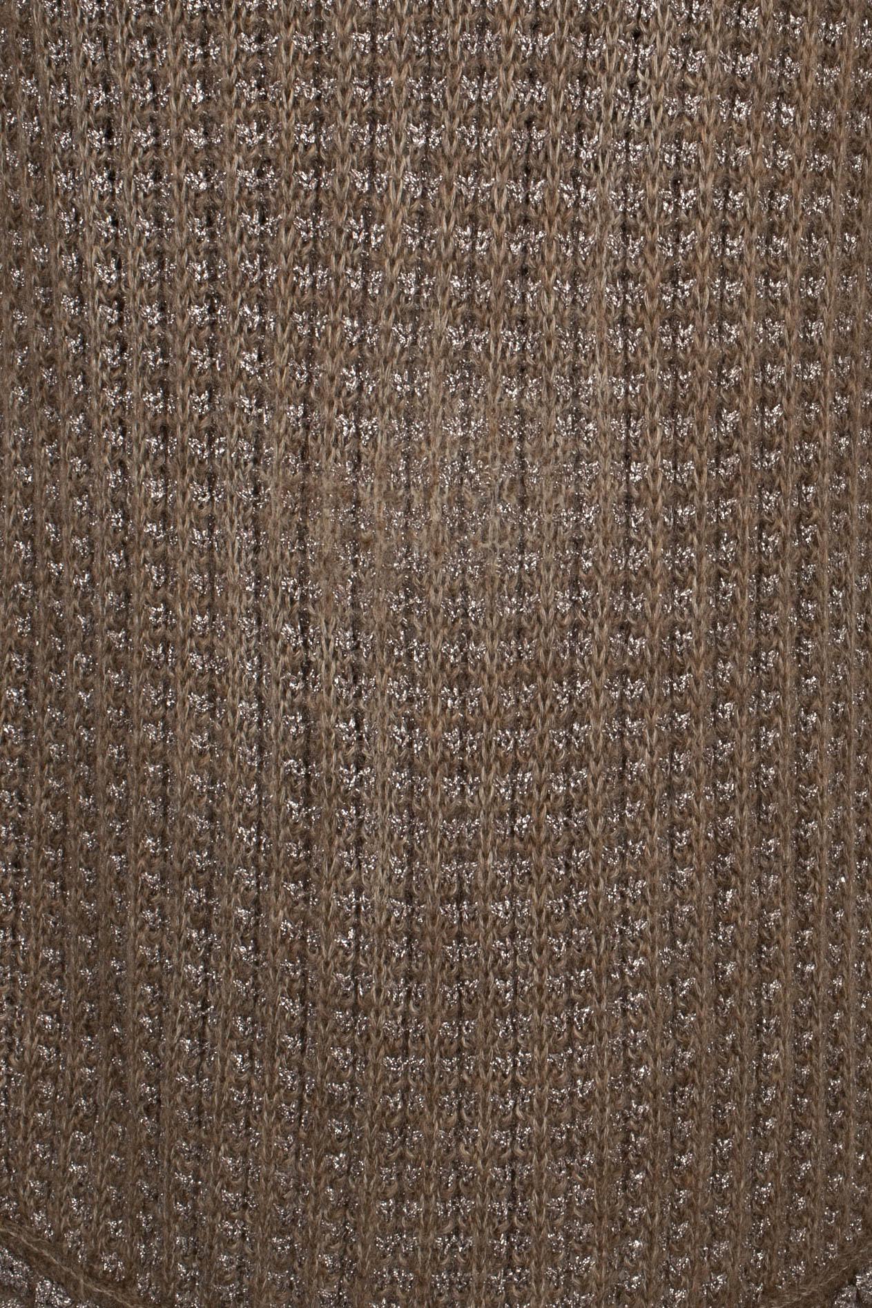 Chanel Cardigan long en fil de lurex et laine 40FR 5