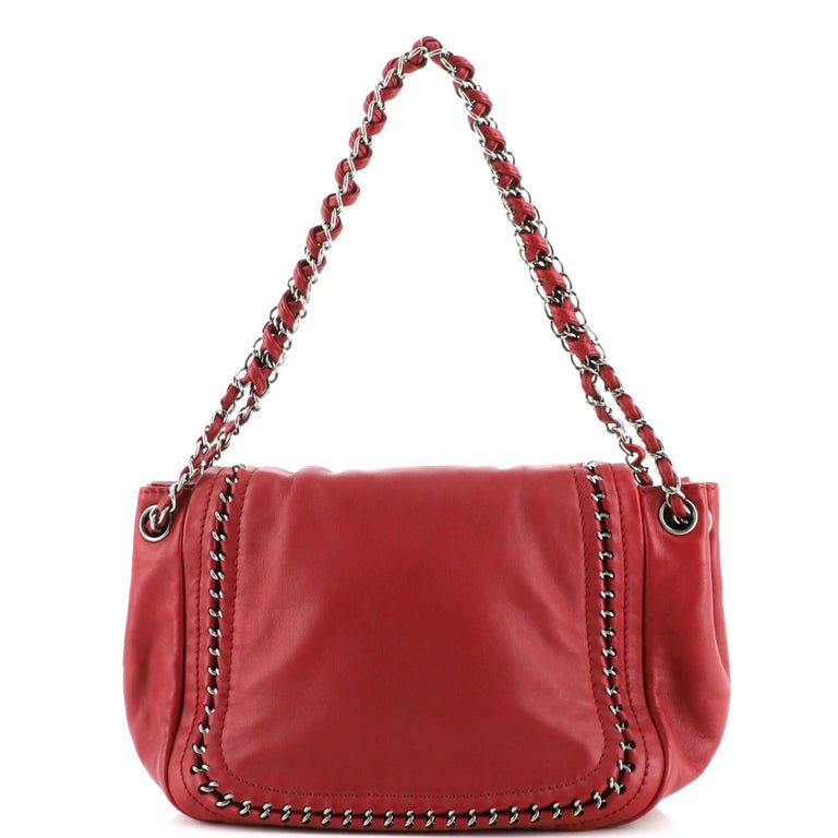 Chanel Red Patent Bag - 27 For Sale on 1stDibs