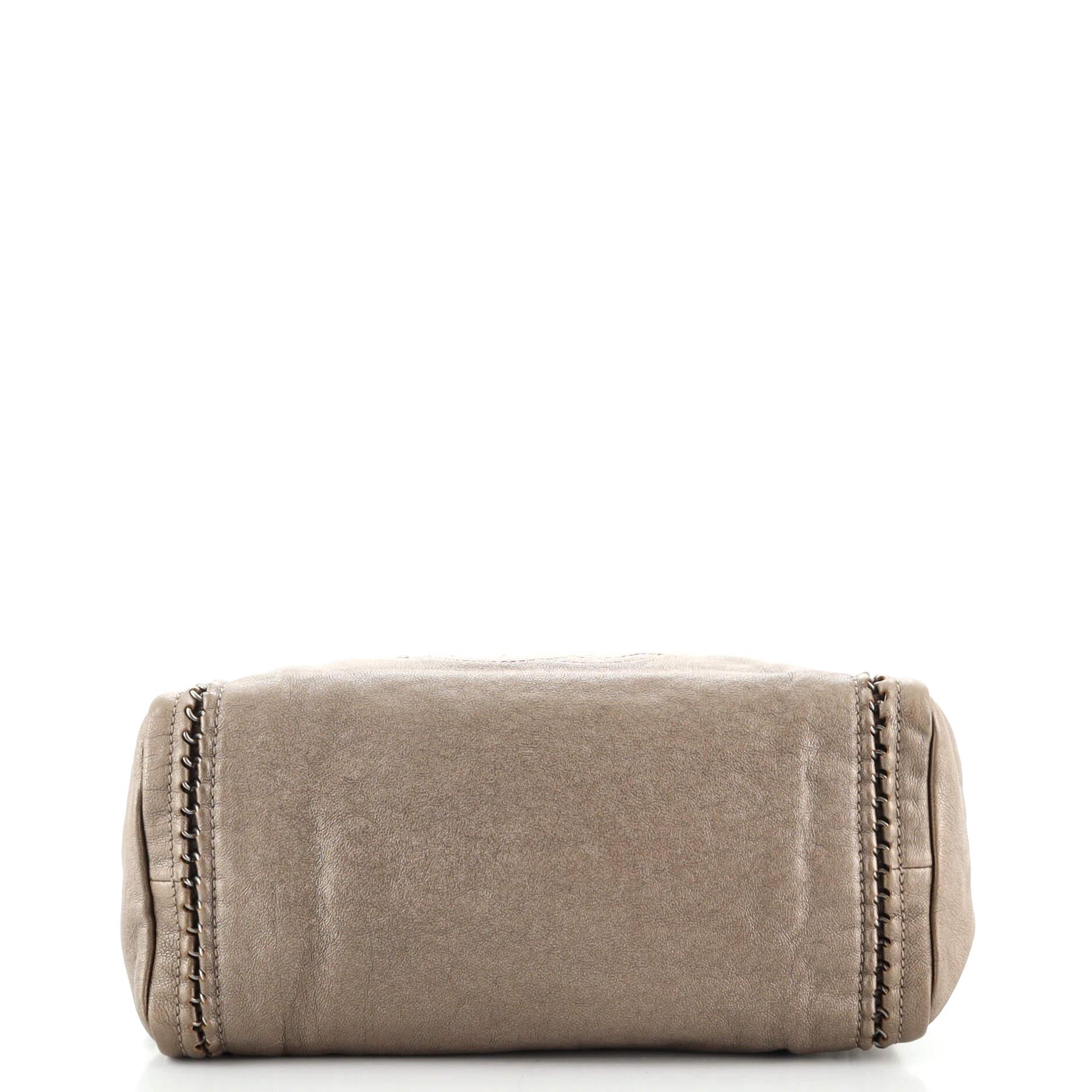 Women's or Men's Chanel Luxe Ligne Bowler Bag Leather Medium