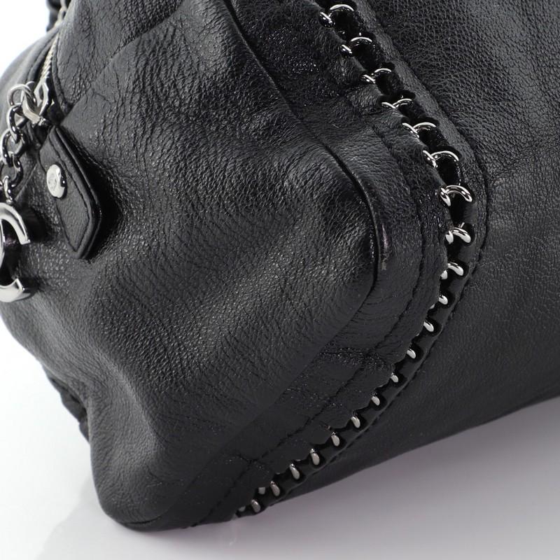Women's or Men's Chanel Luxe Ligne Bowler Bag Leather Medium