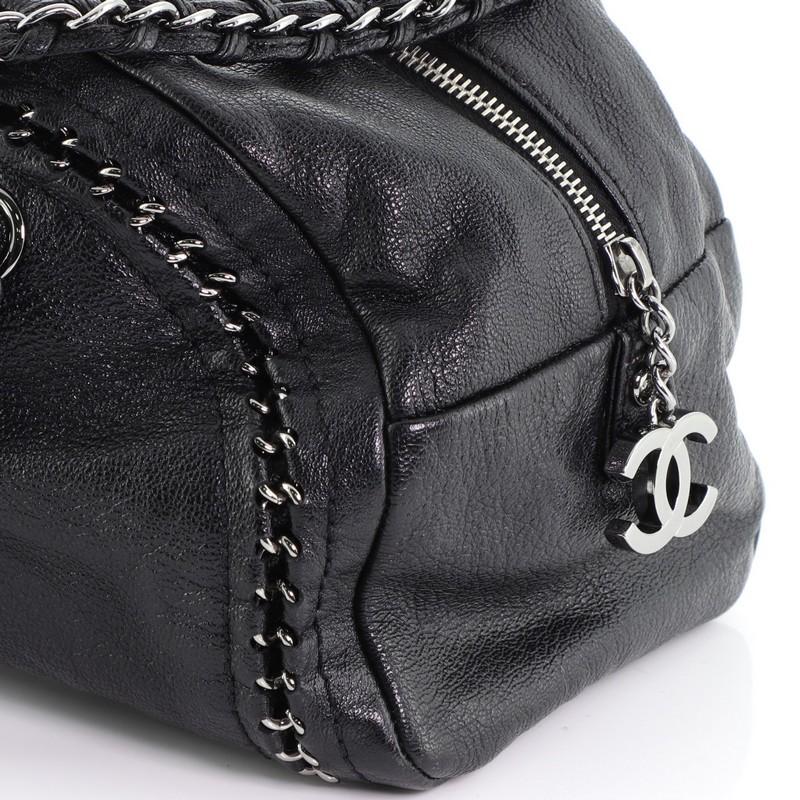 Chanel Luxe Ligne Bowler Bag Leather Medium 1