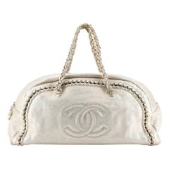 Chanel Luxe Ligne Bowler Bag Leather Small 