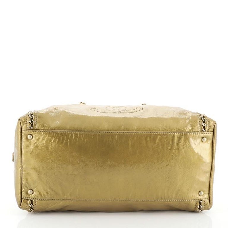 Chanel Luxe Ligne Bowler Bag Patent Medium at 1stDibs