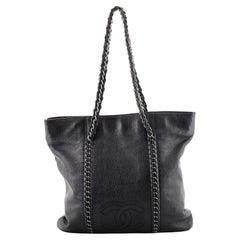 Chanel Luxe Ligne Tote Leather Small