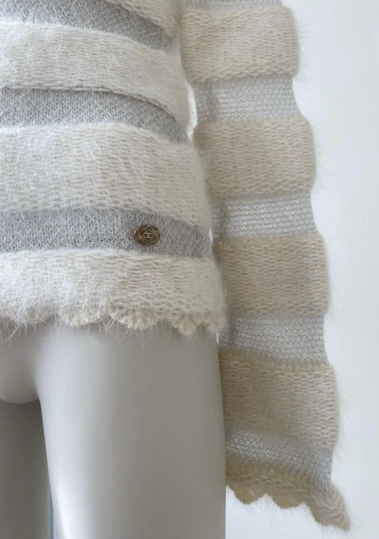 Chanel Luxurious Arctic Ice Collection Runway Jumper 1